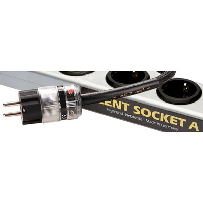 SilentSocket 7 mk2 - подовжувач: 8 розеток, 1.5 m (кабель живлення AC 3x 2,5 мм², вилка SERIES 16 AC) 347809 фото