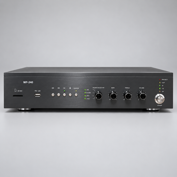Усилитель 4х канальный Multi Room System MP-240 (4х 120Вт/8Ом; 240Вт/4Ом) 214263obrazec фото